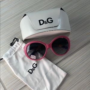 Dolce & Gabbana D&G hot pink sunglasses